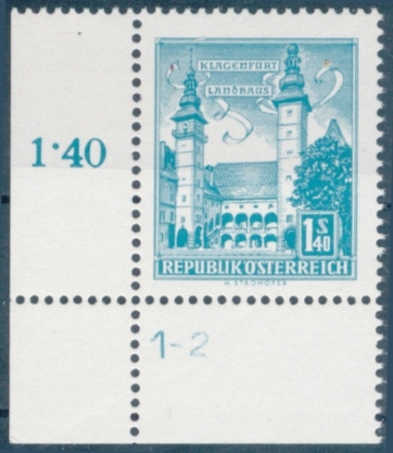 Briefmarke mit Symbolzahl(en)